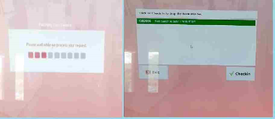 Processing screen